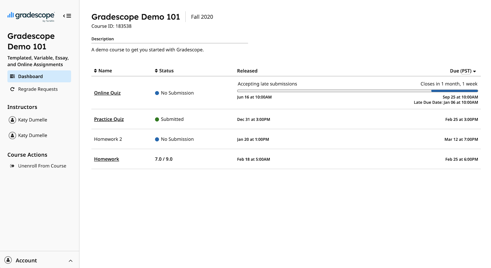 Viewing Your Grades and Feedback – Gradescope Guides